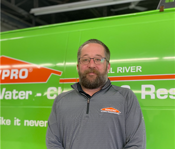 Dave Coulombe, team member at SERVPRO of Fall River
